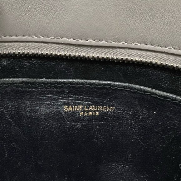 Saint Laurent Small Monogram Cabas Tote Grey - Picture 13 of 13
